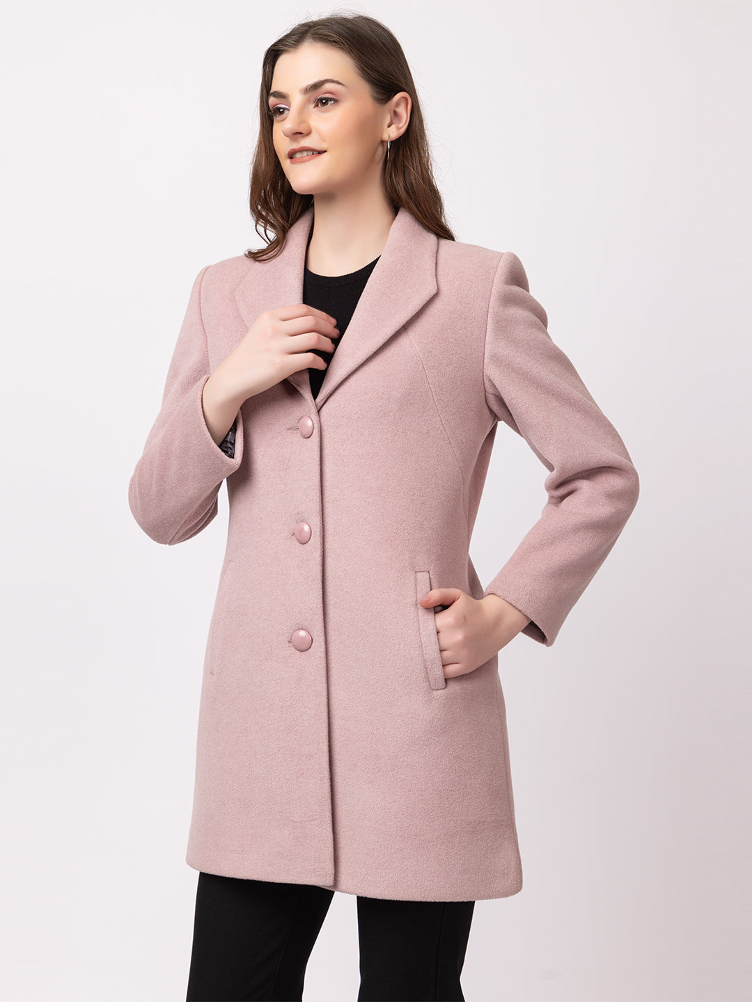 4316 Peach Blazer for Winter