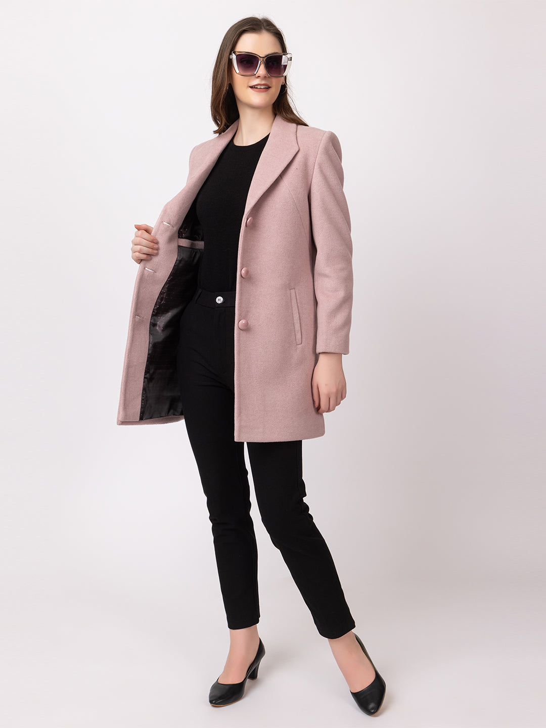 4316 Peach Blazer for Winter