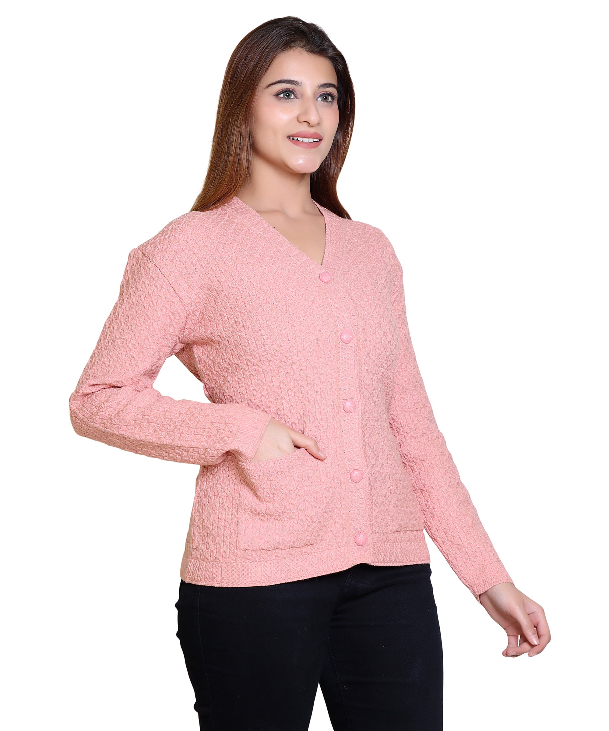 2403 Pink Warm Up in Pink-Toned Cardigans