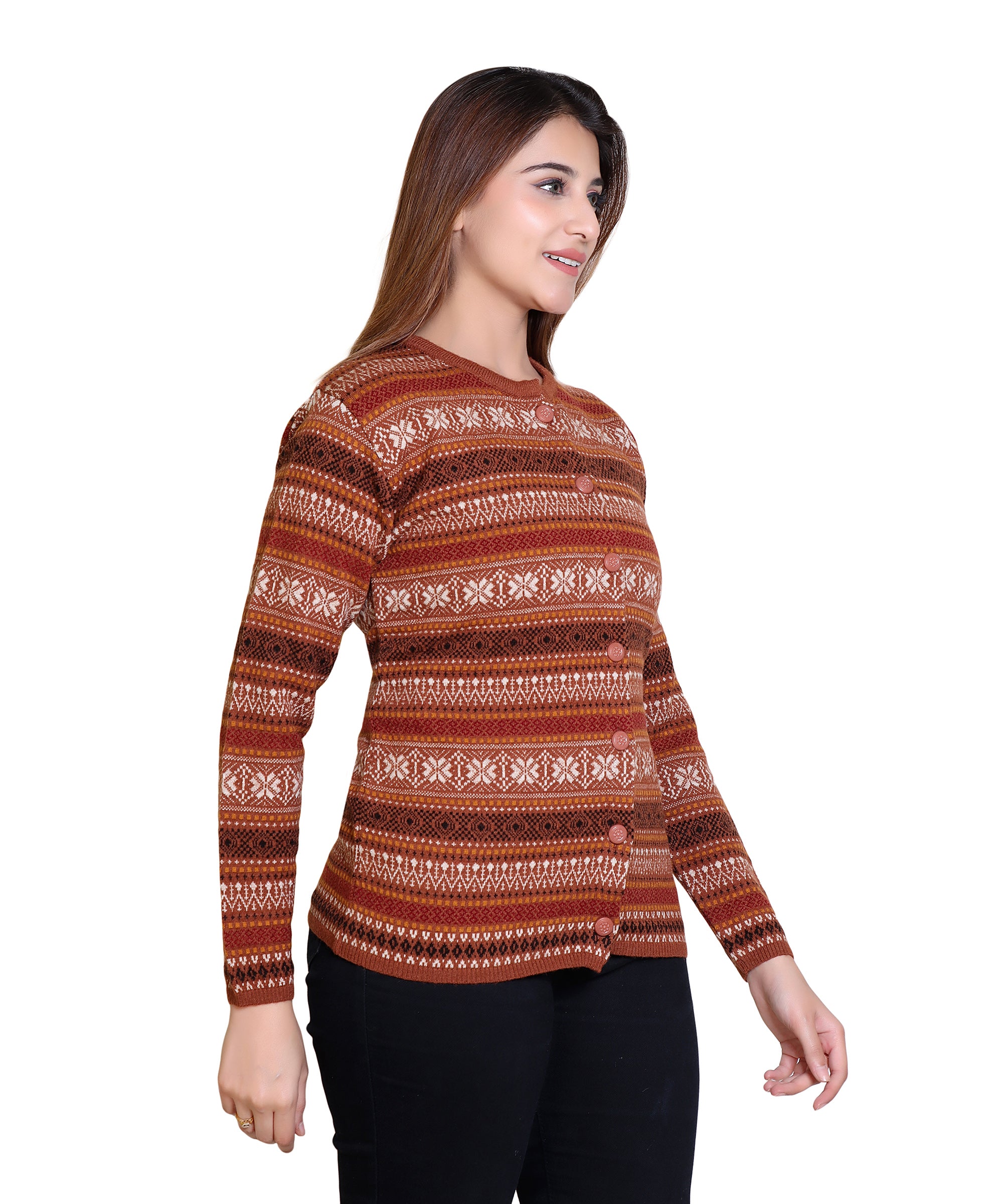 2793 Brown Warm Up in Brown-Toned Cardigans