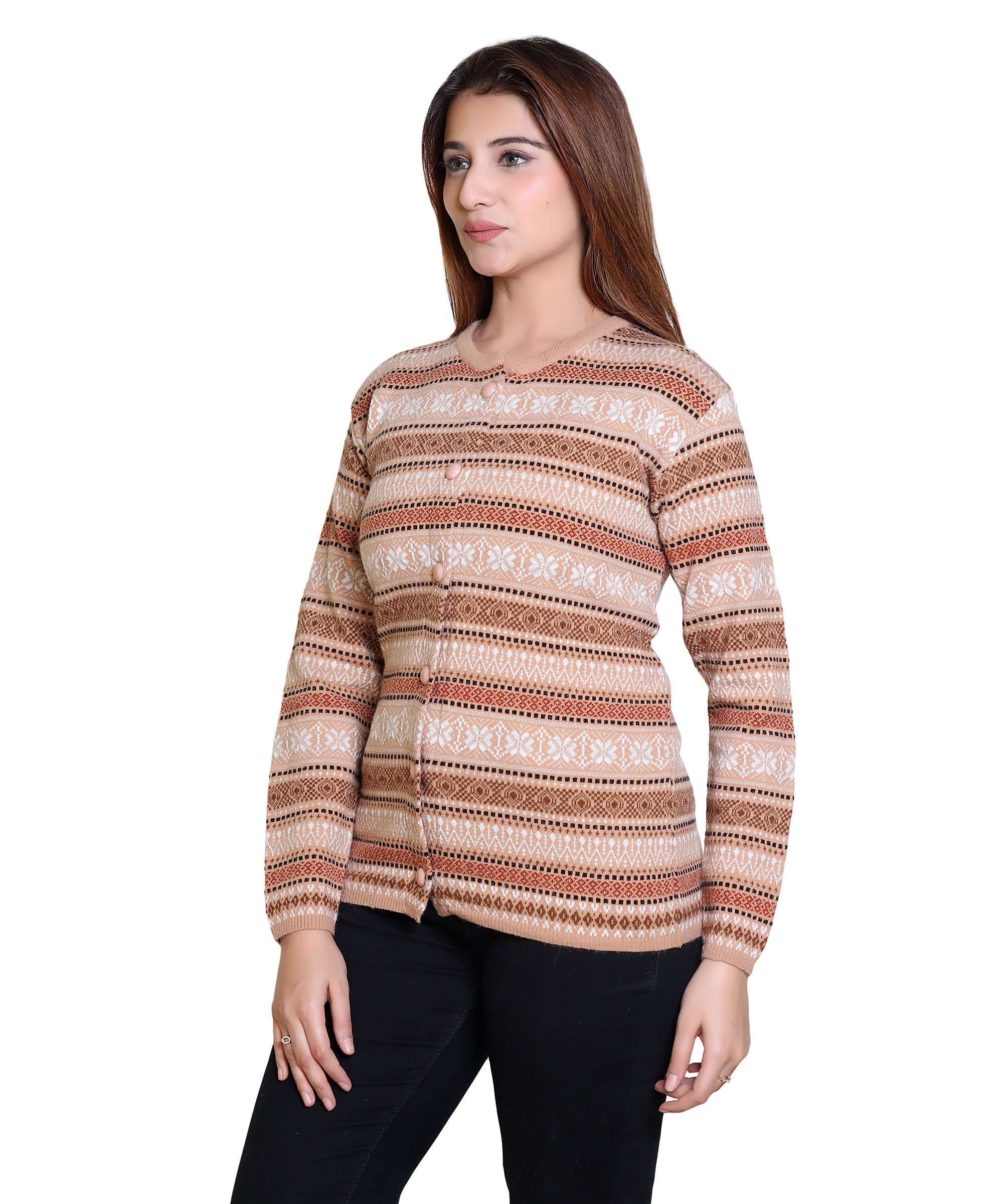 2793 Fawn Warm Up in Fawn-Toned Cardigans