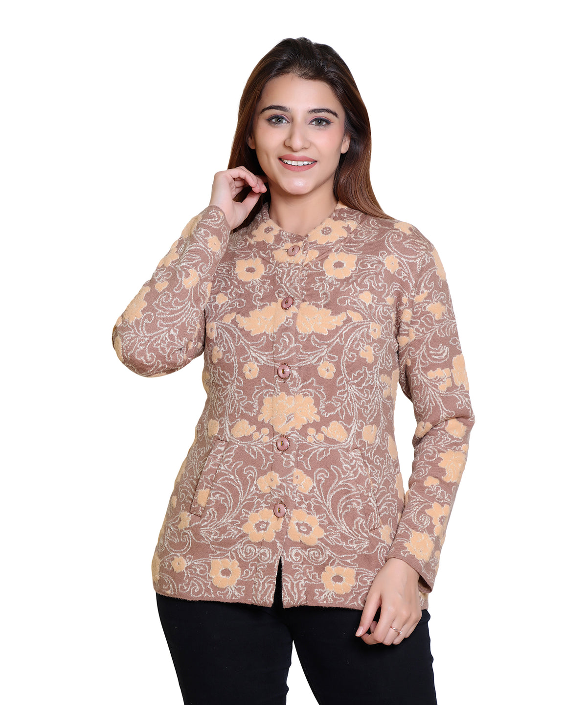 2857 Camel Warm Up in Camel-Toned Cardigans