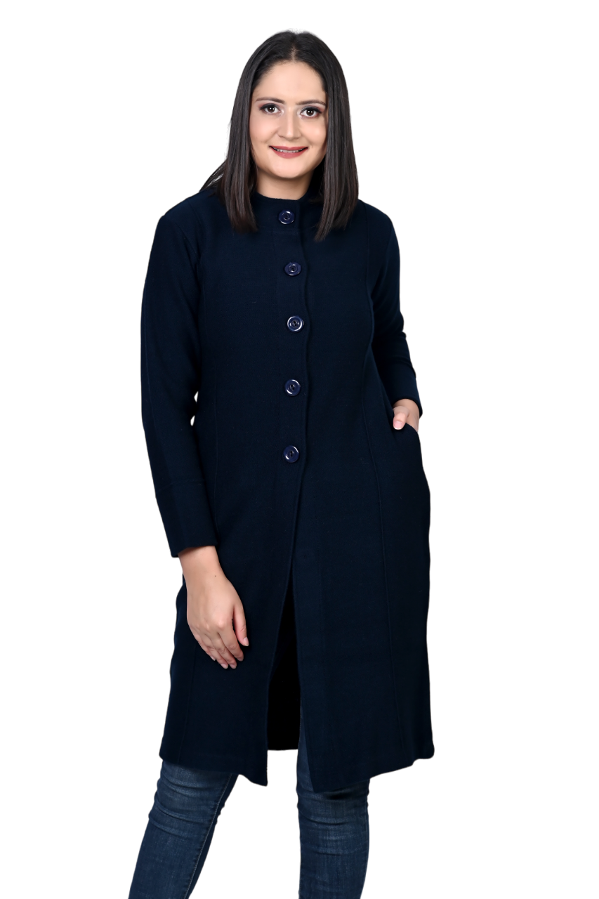 4328 Navy Extra Long Cardigan winter wear TWENTY ME