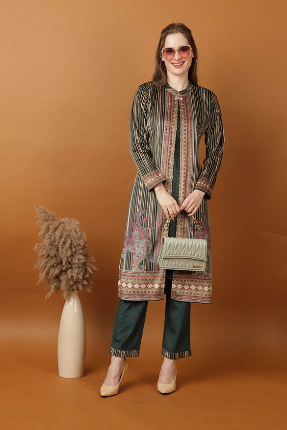 5032 D.Olive Twenty Me Winter Party Wear Women's Kurti