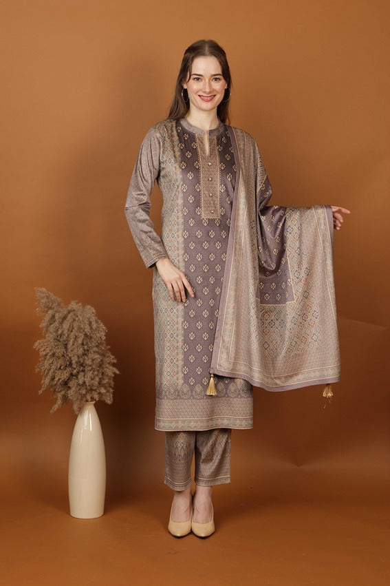 5082 Brown Twenty Me Winter Party Wear Women's Kurti