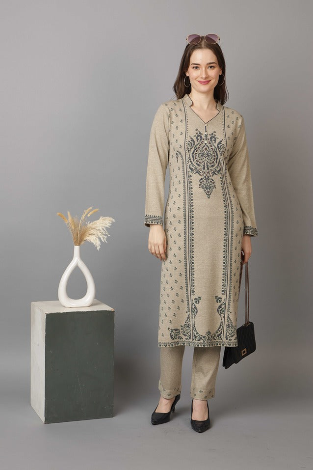 5142 Fawn Twenty Me Winter Casual Wear Women's Kurti