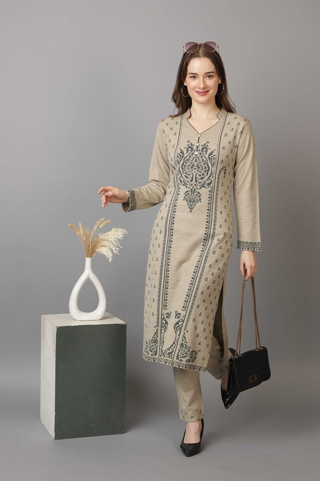 5142 Fawn Twenty Me Winter Casual Wear Women's Kurti