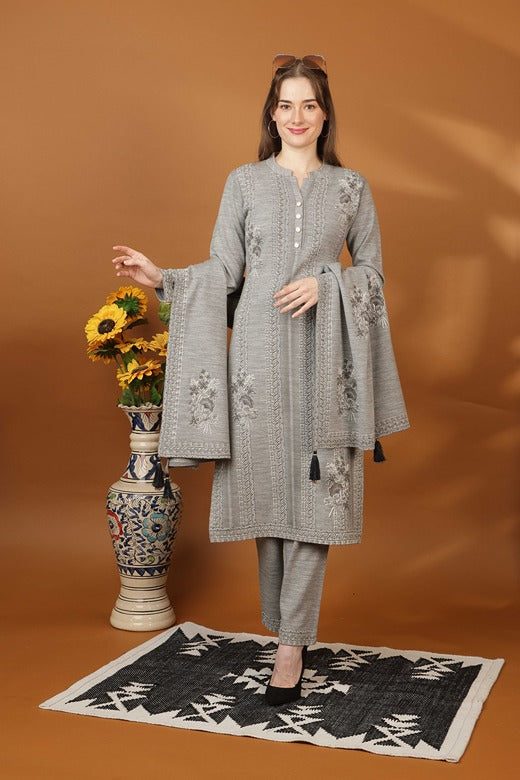 5144 Grey Twenty Me Winter Casual Wear Women's Kurti