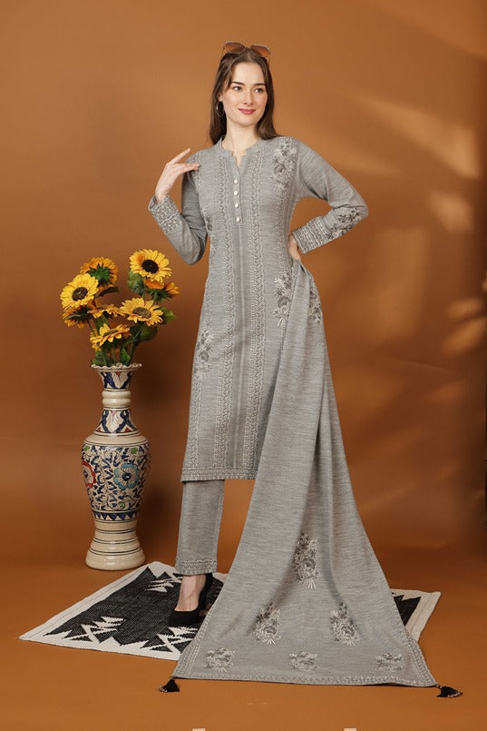 5144 Grey Twenty Me Winter Casual Wear Women's Kurti