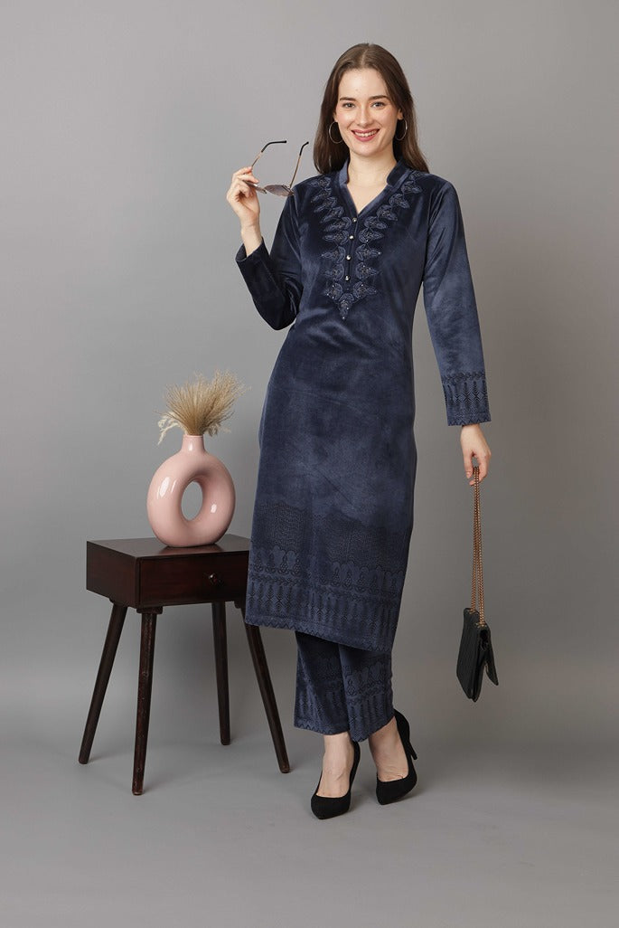 5138 Blue Twenty Me Winter Party Wear Women's Kurti