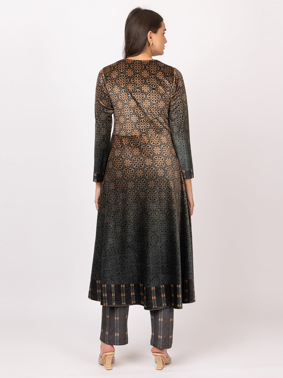 5236 Olive Twenty Me Winter Party Wear Women's Kurti Set