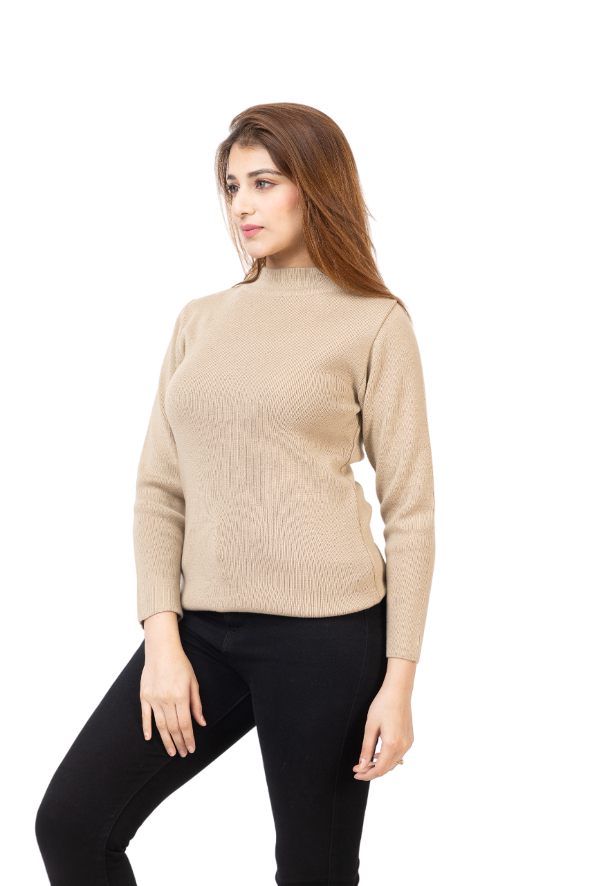 6040 Beige Soft And Warm Skivvy Winter Wear TWENTY ME