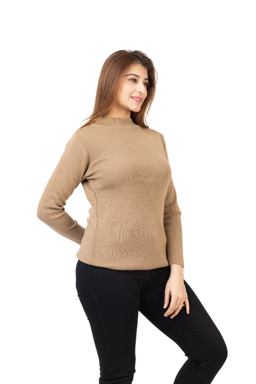 6040 Camel Soft And Warm Skivvy Winter Wear TWENTY ME