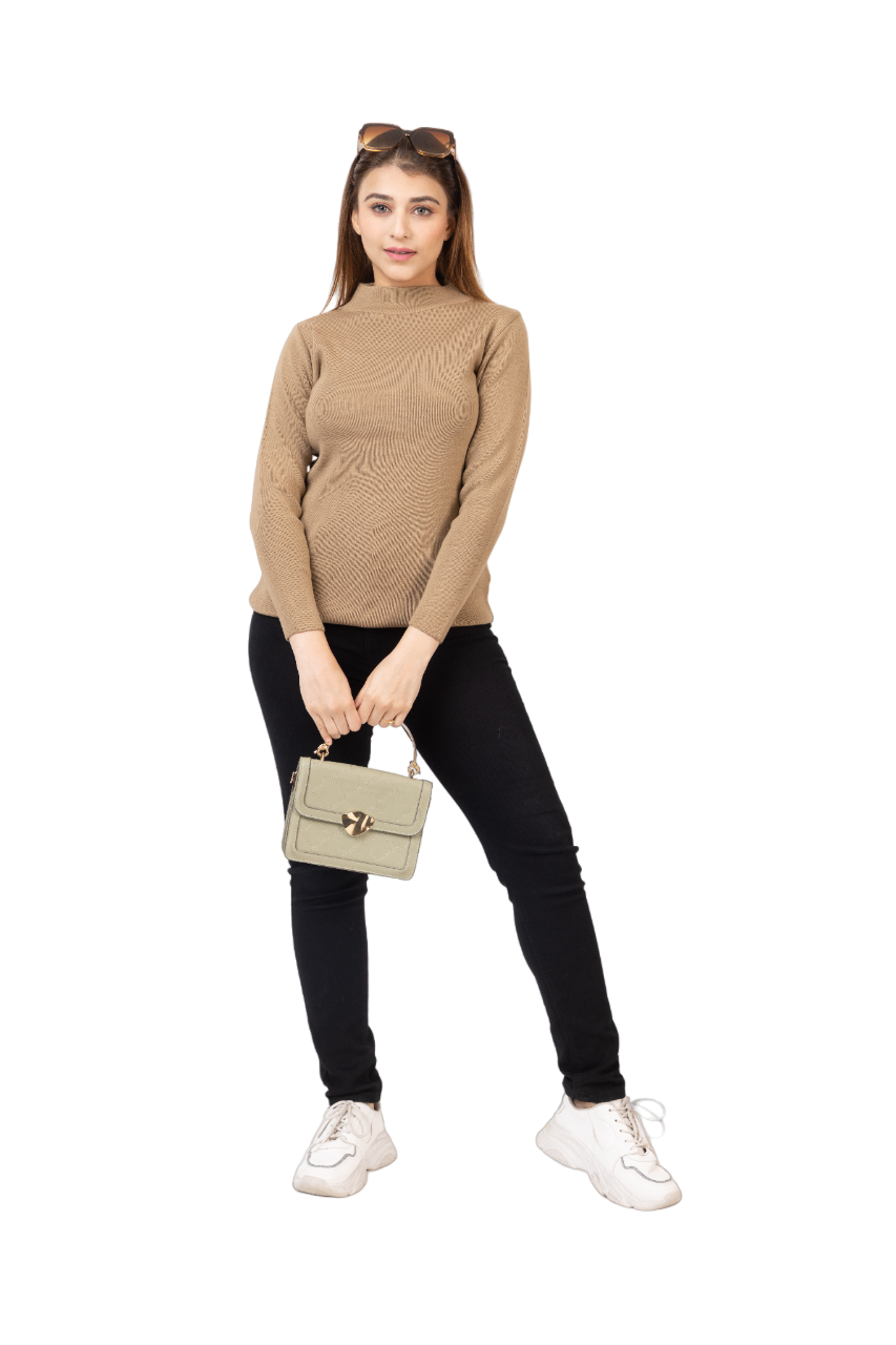 6040 Camel Soft And Warm Skivvy Winter Wear TWENTY ME