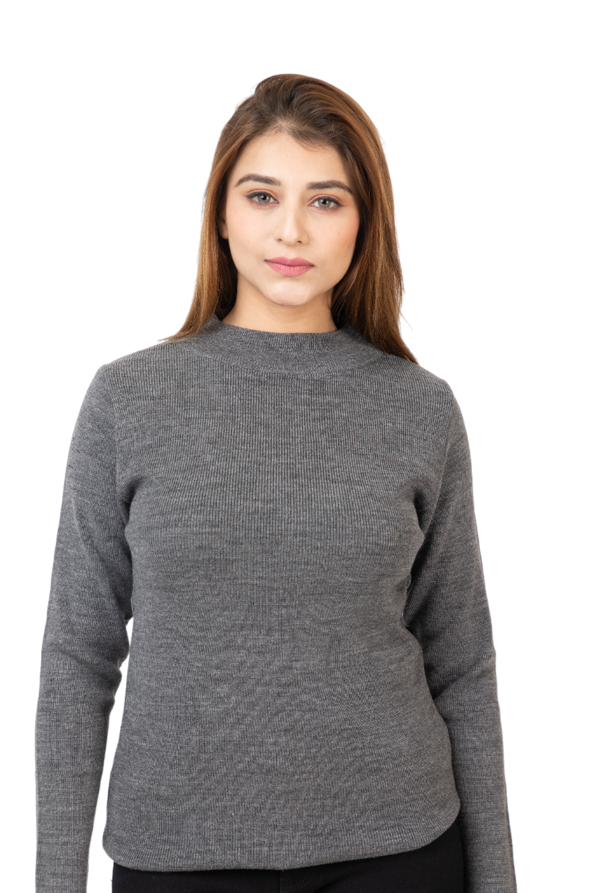 6040 Grey Soft And Warm Skivvy Winter Wear TWENTY ME