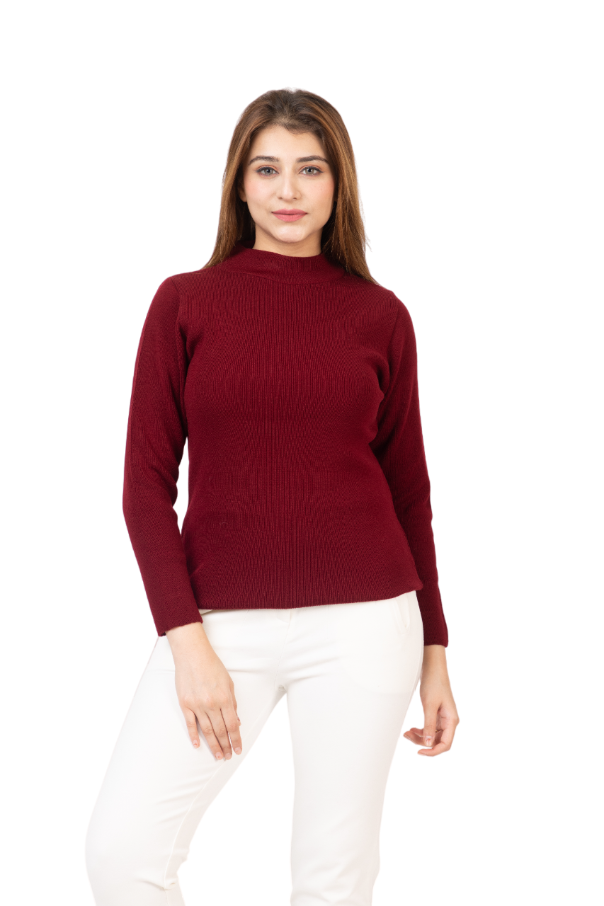 6040 Maroon Soft And Warm Skivvy Winter Wear TWENTY ME