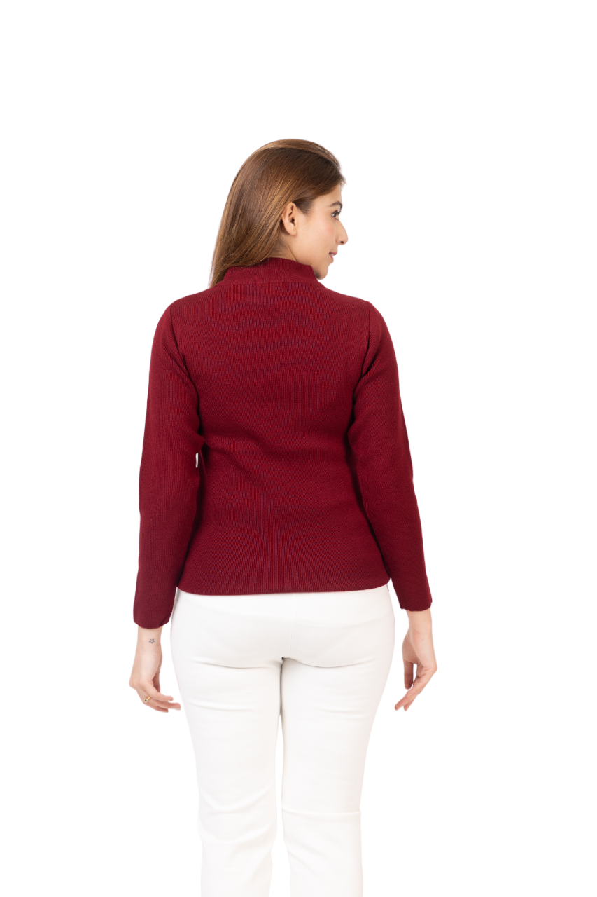 6040 Maroon Soft And Warm Skivvy Winter Wear TWENTY ME