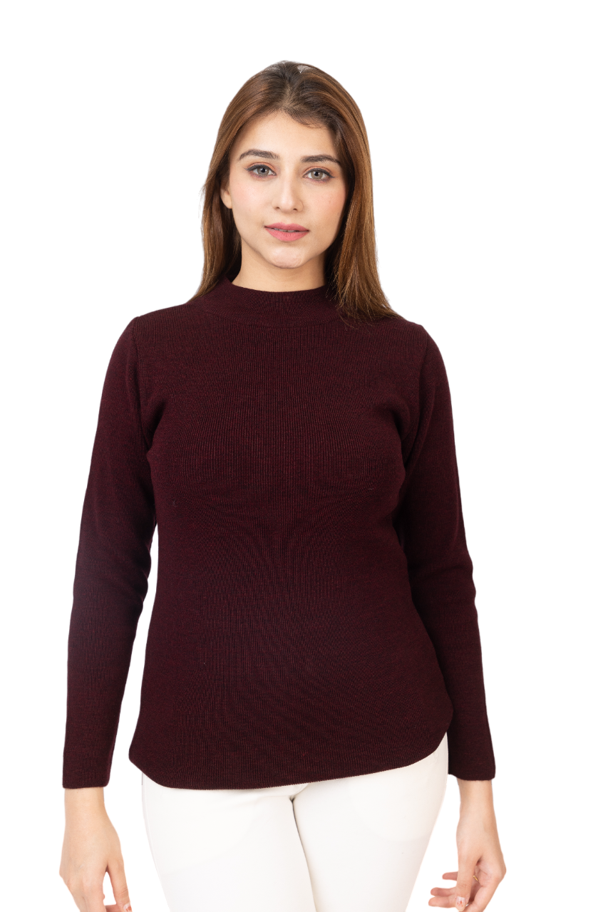 6040 Wine Soft And Warm Skivvy Winter Wear TWENTY ME